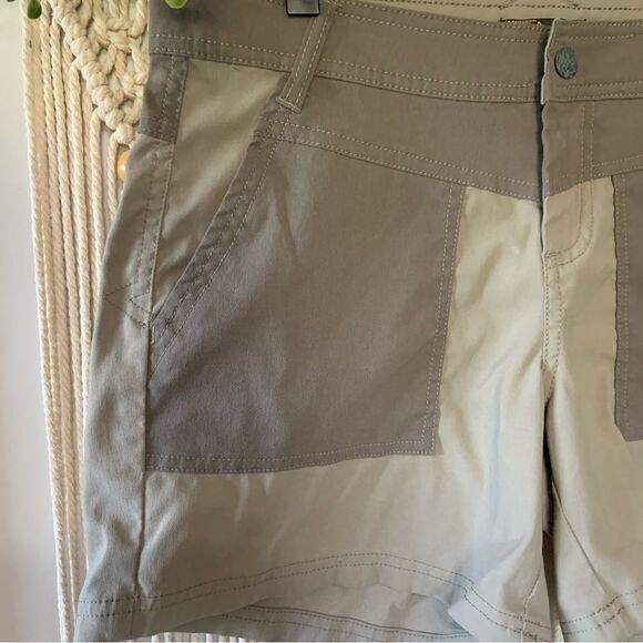 PRANA Women’s Asha Two Tone Water Resistant Quick Dry Shorts Size 6 - Picture 3 of 10